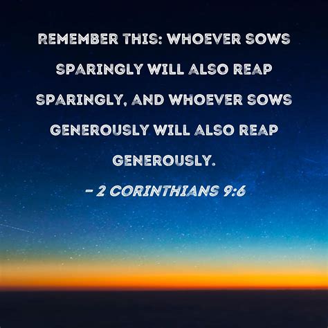 2 corinthians 9 6 meaning